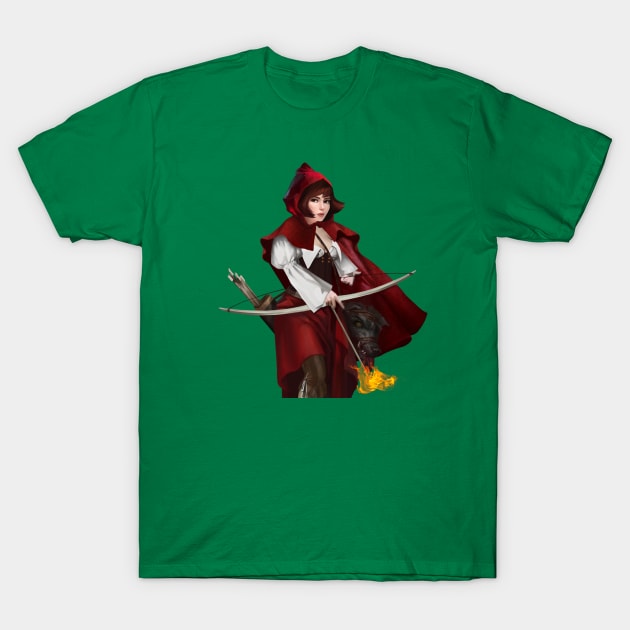 Little Red The Hunter T-Shirt by Bea DnD